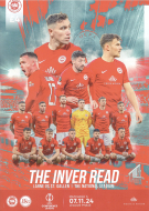 Larne FC - FC St. Gallen 1879, 07.11. 2024, UEFA Conference League, The National Stadium, Official Programm