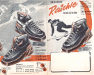 Skischuhe Raichle begeistern! (Original Werbeprospekt ca. 1950)