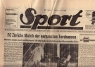 FC Zürichs Match der verpassten Torchancen (SPORT, Nr. 43, 13.12. 1968)