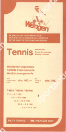 Wengen Tennis Ferienkurse / Play Tennis - The Wengen Way