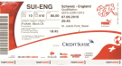 Schweiz - England, 7.09. 2010, UEFA EURO Qualf.,  St. Jakob Park Basel, Ticket Parkett, Block D4