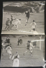 FC Zuerich Spielszenen im Letzigrund ca. 1963 (Zwei Grossphotographien von Sigi Maurer vom Blick)