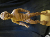 George Best (?) - Holzskulptur (42 x 16 cm)