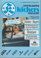 Stuttgarter Kickers - Bayern München, 27.8. 1995, DFB - Pokal, Offizielle Stadionzeitschrift