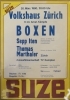 BOXEN / Sepp Iten - Thomas Marthaler, Volkshaus Zürich, 20. März 1980 (Offizielles Plakat)