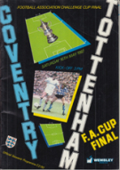 Coventry City - Tottenham Hotspur, F.A. Cup Final, 16.5. 1987, Wembley Stadium, Official Programme (with ticket)