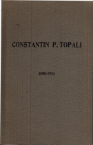 Constantin P. Topali 1898 - 1924 (Biographie de l’alpiniste Genevois)