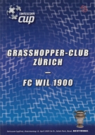 Grasshopper-Club Zürich - FC Wil 1900, Swisscom Cupfinal, 12.4.2004, St.Jakob Basel, Offz. Programm