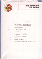 Martigny-Sports Saison 1984/1985 - Dossier de Presse