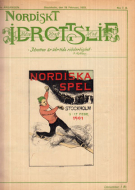 Nordiskt Idrottslif 1901 (2 dra Argängen, den 2. Jan. - Nr. 1 - 17 Dec., No. 51,52 - 1901)
