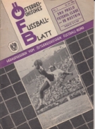 Fussballklub Austria - Sao Paulo FC, 18.4.1951, Friendly, Wien, Offiz. Programm (Oester. Fussball-Blatt, Nr.5)