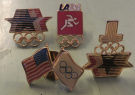 Olympic Games Los Angeles 1984 (Lot of 4 American Pins)