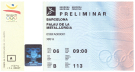 Olympic Games Barcelona 1992 (Ticket for Fencing Preliminar, Data 06, Hora 09:00)