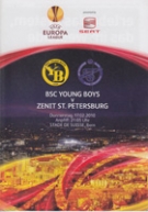 BSC Young Boys - Zenit St. Petersburg, 17.2. 2010, EL - Group stage, Stade de Suisse Bern, Official Programme