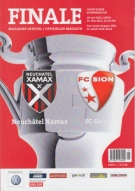 Neuchatel Xamax - FC Sion, 29.05.2011, Finale Coupe Suisse, St.Jakob-Park Basel, Offizielles Programm