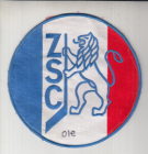 ZSC (Grosser Stoff Aufnäher/Patch des Zürcherschlittschuh Club ca. 1980)