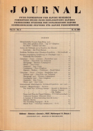„Journal“ Vol. II, Nr. 6 - 31.12. 1957 (Schweizerische Stiftung für Alpine Forschungen)