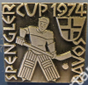 Spengler Cup Davos 1974 (Offizielles Besucherabzeichen)