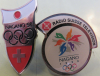 Nagano 1998 (Offizieller Pin der Schweizer Delegation + CH TV Pin an den Olympische Sommerspiele 1998)