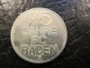 75 Jahre FC Baden 1897 - 1972 (Silber Münze, 900, +M, Pavelka)