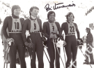 L’Equipe Feminine Allemande de Descente, 6 février 1976, Innsbruck (Photo de Presse A.S.L., 1 Autograph)
