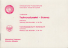 Tschechoslowakei - Schweiz, 24. 3. 1981, Bratislava, Allgemeines Programm, Hinweise, Adressen