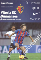 FC Basel - Vitoria SC Guimaraes, 27.8. 2008, CL Qualf., St. Jakob, Offizielles Matchprogramm