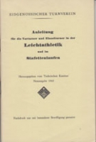 Anleitung für die Vorturner und Einzelturner in der Leichtathletik und im Stafettenlaufen