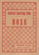 Central Sporting Club - Boxe / Programme officiel du Mardi 11 Aout 1931 / 7 combat