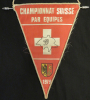 Championnat Suisse cyclisme par equipes Genève 1973 (Fanion, Wimpel, Pennant)