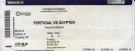 Portugal - Aegyten, 23.03. 2018, Friendly, Letztigrund Stadion Zürich, Ticket