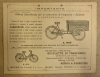 Officina Specializzata per la costruzione di Furgoncini e Biciclette L. Cattaneo & C. (Orig. publicity card from 1928)