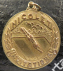 Nicolet Invitational 25 YD Free style (Badge with swimming motiv)