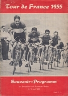 Tour de France 1955 - Souvenir-Programm zur Durchfahrt auf Schweizer Boden 12./ 13. Juli 1955