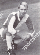 Peter Meier GC Zürich spielt mit PUMA Fussballschuhe (Autogrammkarte ca. 1973)