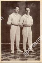 Ernst Kobel - Werner Ramseier / Bieler Parterre-Akrobaten (Orig. Autogrammkarte ca. 1930?)