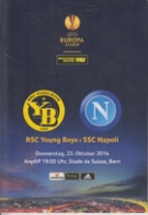 BSC Young Boys - SSC Napoli, 23.10. 2014, EL-Group stage, Stade de Suisse Bern, Official Programme