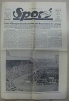 SPORT - XXVIII. Jhg., Nr. 96, 31. Juli 1948 - Olympische Spiele London 1948, 2. Olympia - Nummer