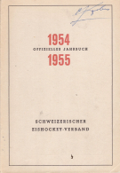 Schweizerischer Eishockey-Verband; Offizielles Jahrbuch 1954 - 1955