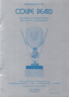 Coupe Beard - Tournoi International de Hockey sur Glace a Leysin, 23 - 27 mars 1978, Programme officiel