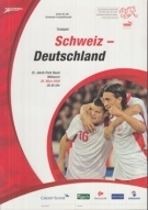 Schweiz - Deutschland, 26.3. 2008, Friendly, Basel, Offizielles Programm