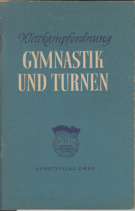 Wettkampfordnung Gymnastik und Turnen der Sektion Gymn. u. Turnen der demokratischen Sportbewegung