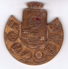 Official Badge of the Ice Hockey World Championship Moscow 1986