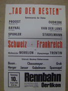 „Tag der Besten“ - Sommerpreis der Steher: Proost, Oudkerk, Raynal, Van der Lans u.a., Rennbahn Oerlikon, 10.8. 1968