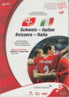 Schweiz - Italien, 12. Aug. 2009, Friendly, St. Jakob-Park, Offiz. Programm