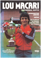 Lou Macari Testimonial Match (Manchester United - Celtic Glasgow) 13th May 1984, Official Programme