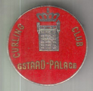 Curling Club Gstaad-Palace (Abzeichen/Badge ca. 1960)
