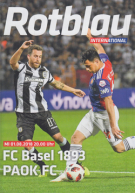 FC Basel - PAOK FC, 1.8. 2018, UEFA Qualf. CL, St. Jakob Park, Official Programme