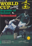 Republic of Ireland - Switzerland, 2.6. 1985, WC-Qualif. 86, Lansdowne Road, Official Programme