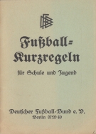 Fussball-Kurzregeln für Schule und Jugend